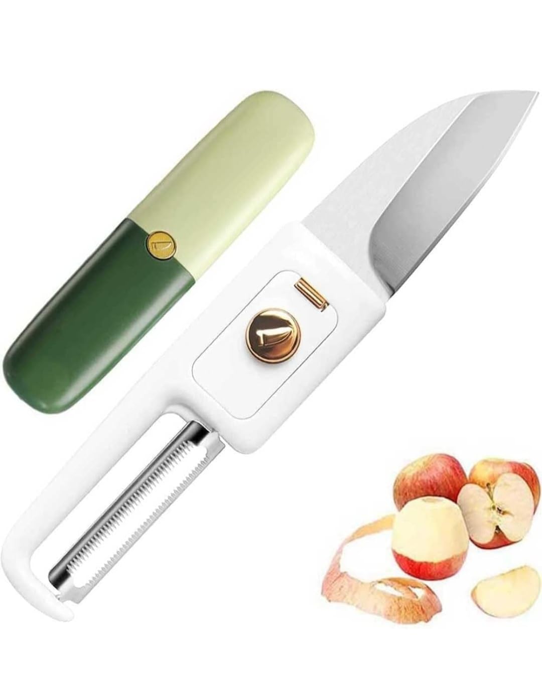 2 in 1 peeler knife