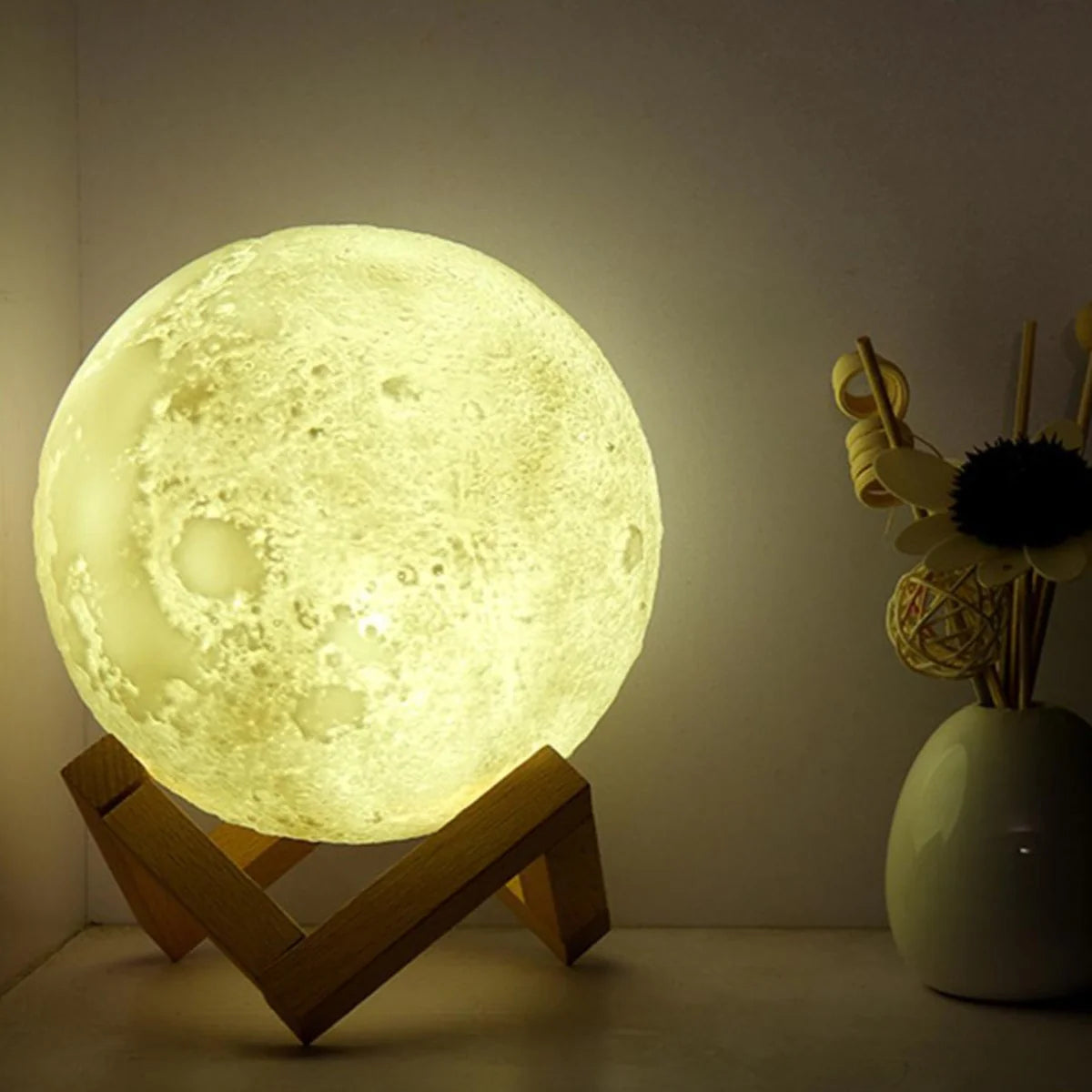 15cm moon lamp