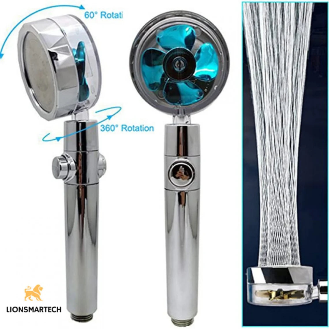 360 handheld shower head